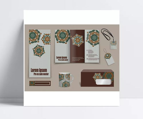 素雅六邊形花朵企業(yè)VI模板 賦能Baby Go軟件開(kāi)發(fā)品牌形象的全方位設(shè)計(jì)